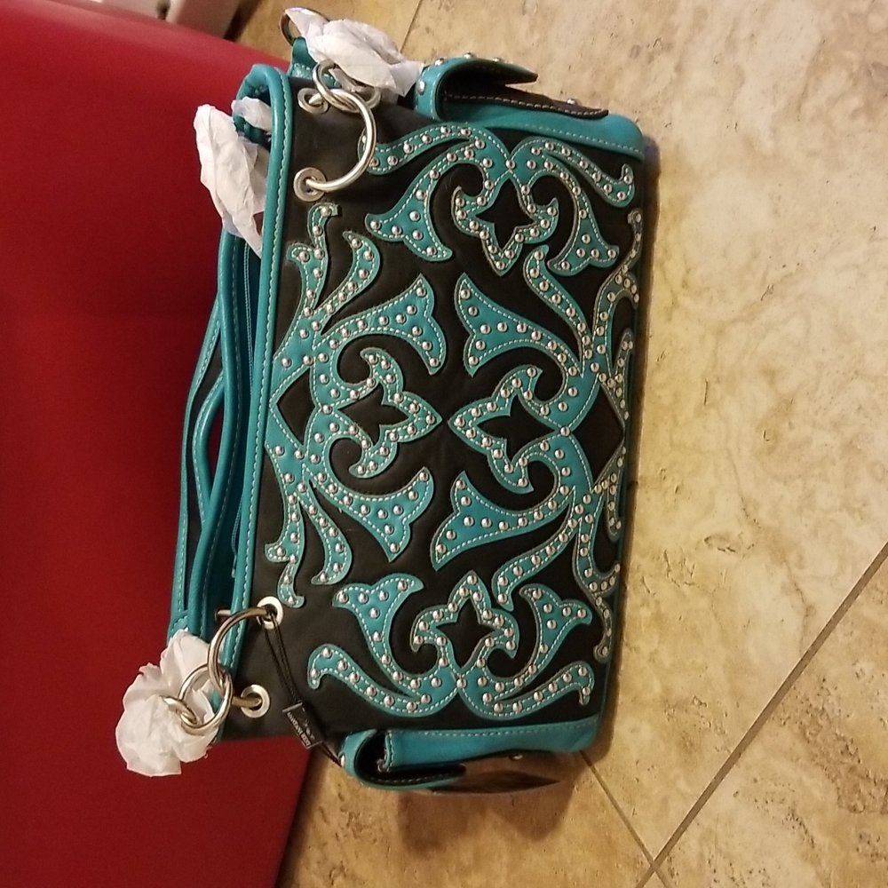 Teal Montana West Purse